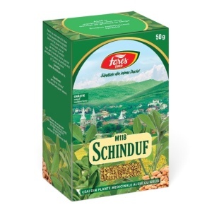 Ceai Schinduf semințe M118, ajută la stimularea poftei de mâncare, susține metabolismul și energia organismului, 50 g, Fares