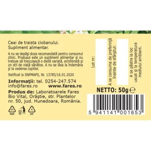 Ceai Traista Ciobanului G97, 50 g, Fares - Img 3