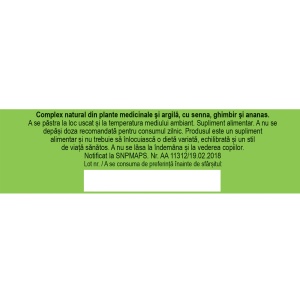 Complex natural din plante medicinale Detoxifierea colonului, D92, 28 plicuri, Fares - Img 5
