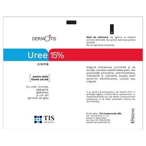 DermoTis cremă cu uree 15%, 50 ml, Tis Farmaceutic - Img 3