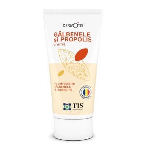 DermoTis Gălbenele și Propolis cremă, 50 ml, Tis Farmaceutic