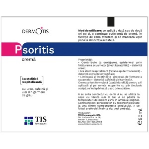 DermoTis PsoriTis cremă pentru corp, 50 ml, Tis Farmaceutic - Img 2