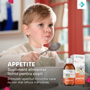 FutuNatura Kids, Appetite - supliment alimentar lichid pentru copii, 150 ml - Img 2