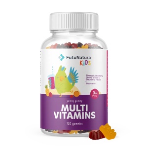 FutuNatura Kids, Multi Vitamins - jeleuri cu multi-vitamine pentru copii, 120 jeleuri - Img 2