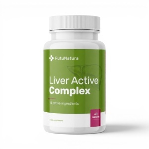 FutuNatura, Liver Active Complex - detoxifiere, 60 capsule