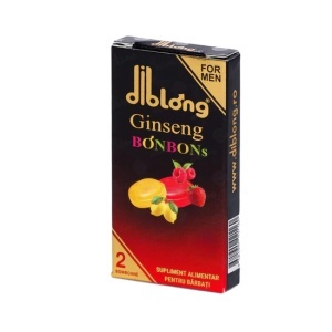 Ginseng Bonbons, supliment alimentar pentru bărbați, bomboane cu ingrediente naturale ce susțin sănătatea sexuală și funcția erectilă, 1 cutie x 2 bucăți, DIBLONG - Img 5