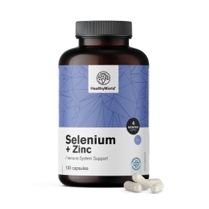 HealthyWorld, Selenium + Zinc, 120 capsule - Img 2