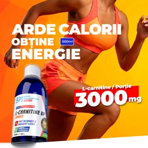 L-Carnitine BP, 500 ml, portocală, Balkan Pharmaceuticals - Img 2