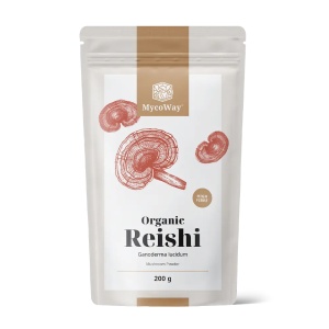 MycoWay, Organic Reishi - reishi pulbere, 200 g