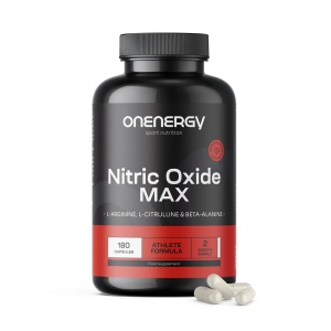 OnEnergy, Nitric Oxide Max - complex cu arginină, citrulină și beta-alanină, 180 capsule - Img 2