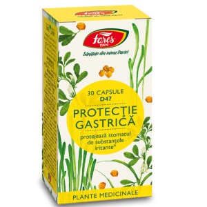 Protecție gastrică D47, 30 capsule, Fares