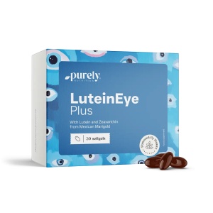Purely Nutrition, LuteinEye Plus - complex cu luteină și zeaxantină, 30 capsule moi - Img 2