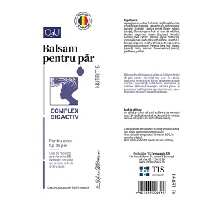 Q4U Balsam pentru păr, 150 ml, Tis Farmaceutic - Img 2