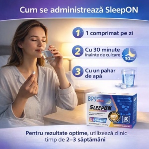 SleepON, 30 comprimate, Balkan Pharmaceuticals - Img 5