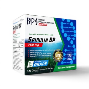 Spirulină, 120 capsule, Balkan Pharmaceuticals
