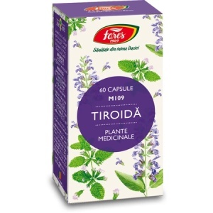 Tiroidă, M109, 60 capsule, Fares