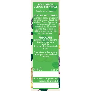 Ulei roll-on Rău de Mișcare, D162, 5 ml, Fares - Img 3