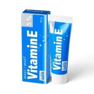 Unguent cu vitamina E 5% și pantenol 2%, pentru îngrijirea și protejarea pielii uscate și crăpate, 30 g, Dr. Müller Pharma