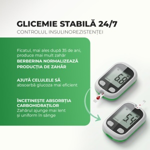 Berberină + Chromium, supliment alimentar destinat susținerii metabolismului și menținerii unui nivel normal al glicemiei, 60 capsule, Balkan Pharmaceuticals - Img 7