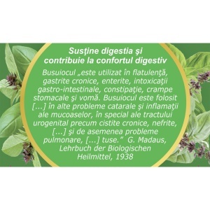 Ceai Busuioc iarbă D129, 50 g, Fares - Img 4