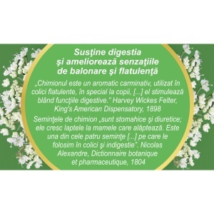 Ceai Chimion fructe D117, 50 g, Fares - Img 4
