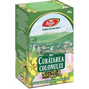 Ceai curățarea colonului, D82, 50 g, Fares