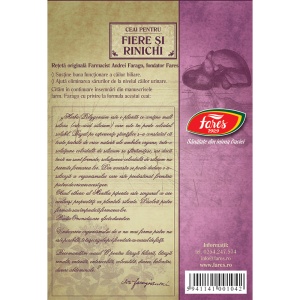 Ceai Fiere și Rinichi, U63, 50 g, Fares - Img 2