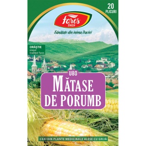 Ceai mătase de porumb U 80, 20 plicuri, Fares - Img 2