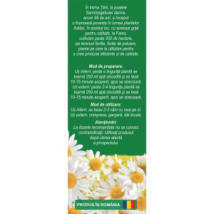 Ceai Mușețel D121, 40 g, Fares - Img 3
