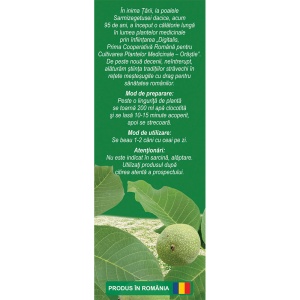 Ceai Nuc frunze M121, contribuie la menținerea colesterolului în limite normale, susține echilibrul grăsimilor din sânge, 50 g, Fares - Img 3