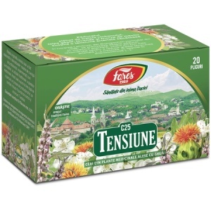 Ceai pentru Tensiune, C25, 20 plicuri, Fares