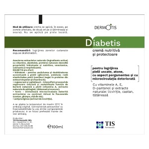 DiabeTis cremă nutritivă, 100 ml, Tis Farmaceutic - Img 2