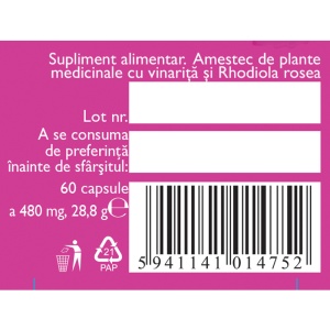 Distonoplant Forte N171, capsule care ajută la reducerea stresului, anxietății și oboselii psihice și susțin echilibrul emoțional, 60 capsule, Fares - Img 5