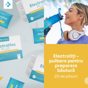 FutuNatura, Electrolytes Plus - electroliți, pulbere pentru preparare băutură, 20 plicuri - Img 2