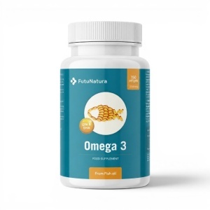 FutuNatura, Omega 3, 1000 mg, 150 capsule moi