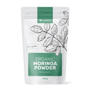 FutuNatura, Organic Moringa Powder - pulbere de moringa, 400 g