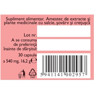 Hapciu răceală și gripă, R3, 30 capsule, Fares - Img 4