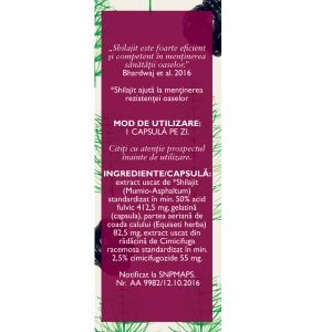 Osteo Plant cu Shilajit L98, 30 capsule, Fares - Img 3