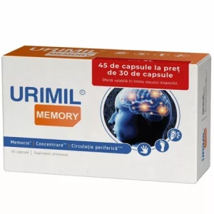Pache Urimil Memory, 30 capsule + 15 capsule, Naturpharma