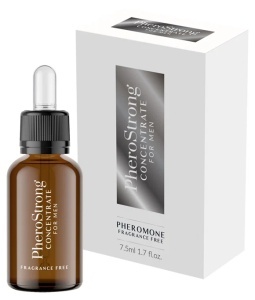 PheroStrong Concentrate for Men, pentru bărbați, esență cu feromoni fără parfum, 7.5 ml, Medica-Group