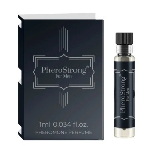 PheroStrong For Men, mostră parfum cu feromoni pentru bărbați, cu note de grepfrut, iasomie și patchouli, 1 ml, Medica-Group