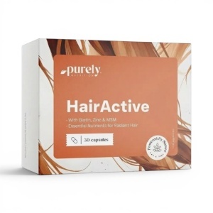 Purely Nutrition, HairActive - supliment alimentar destinat susținerii sănătății părului, 30 capsule