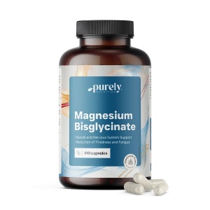 Purely Nutrition, Magnesium Bisglycinate - bisglicinat de magneziu, 180 capsule - Img 2