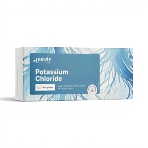 Purely Nutrition, Potassium Chloride - clorură de potasiu, 60 capsule