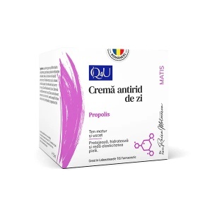 Q4U Cremă antirid de zi cu Propolis, 50 ml, Tis Farmaceutic