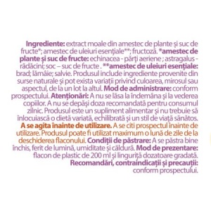 Sirop Imunostimulent Îngerașul, 200 ml, Dacia plant - Img 4