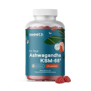 Sweet Nutribites, Ashwagandha KSM-66 - jeleuri cu ashwagandha, 90 jeleuri