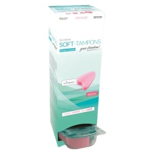 Tampoane interne Soft Tampons Mini, tampoane interne destinate protecției menstruale discrete și confortabile, cu design compact și material moale, 10 bucăți, joyDIVISION