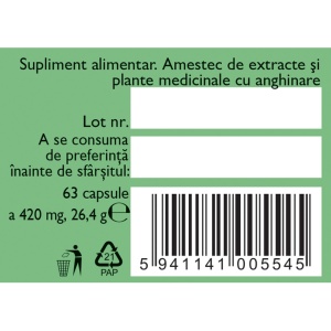 Vezica Biliară Lentă, D70, 63 capsule, Fares - Img 4