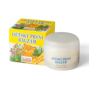 Balsam pentru confort respirator copii, destinat masajului pieptului și spatelui, cu unt de shea și uleiuri esențiale, 50 ml, Dr. Müller Pharma
